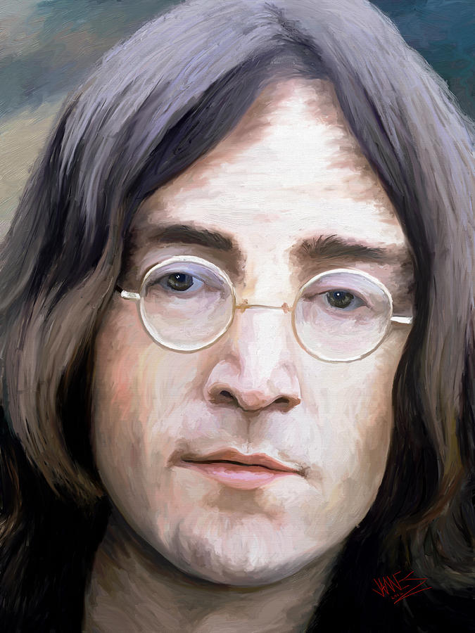 John Lennon Painting by James Shepherd