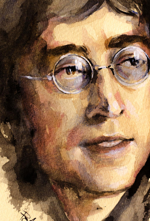 John Lennon Painting by Laur Iduc
