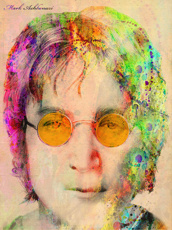 John Lennon Digital Art - John Lennon by Mark Ashkenazi