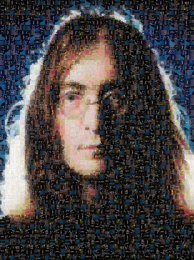 John Lennon Mosaic Image 1 Digital Art by Steve Kearns