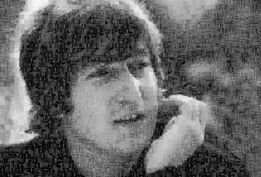 John Lennon Mosaic Image 10 Photograph by Steve Kearns