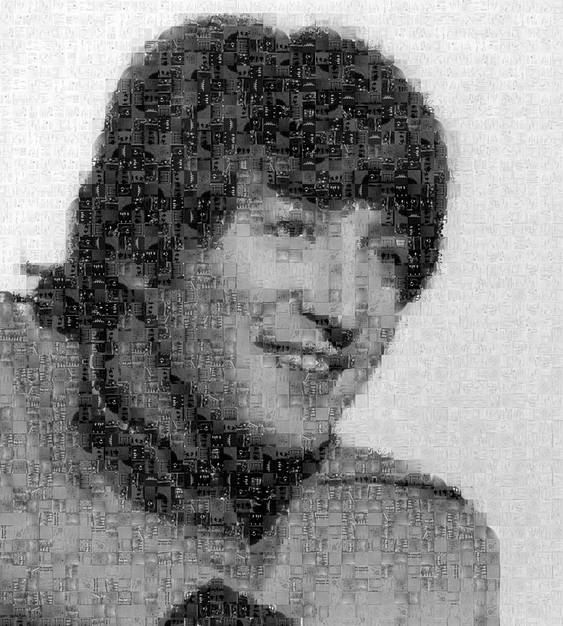 John Lennon Mosaic Image 11 Photograph by Steve Kearns