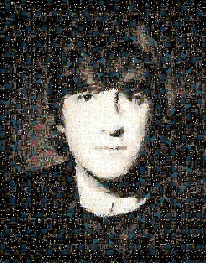 John Lennon Mosaic Image 3 Digital Art by Steve Kearns