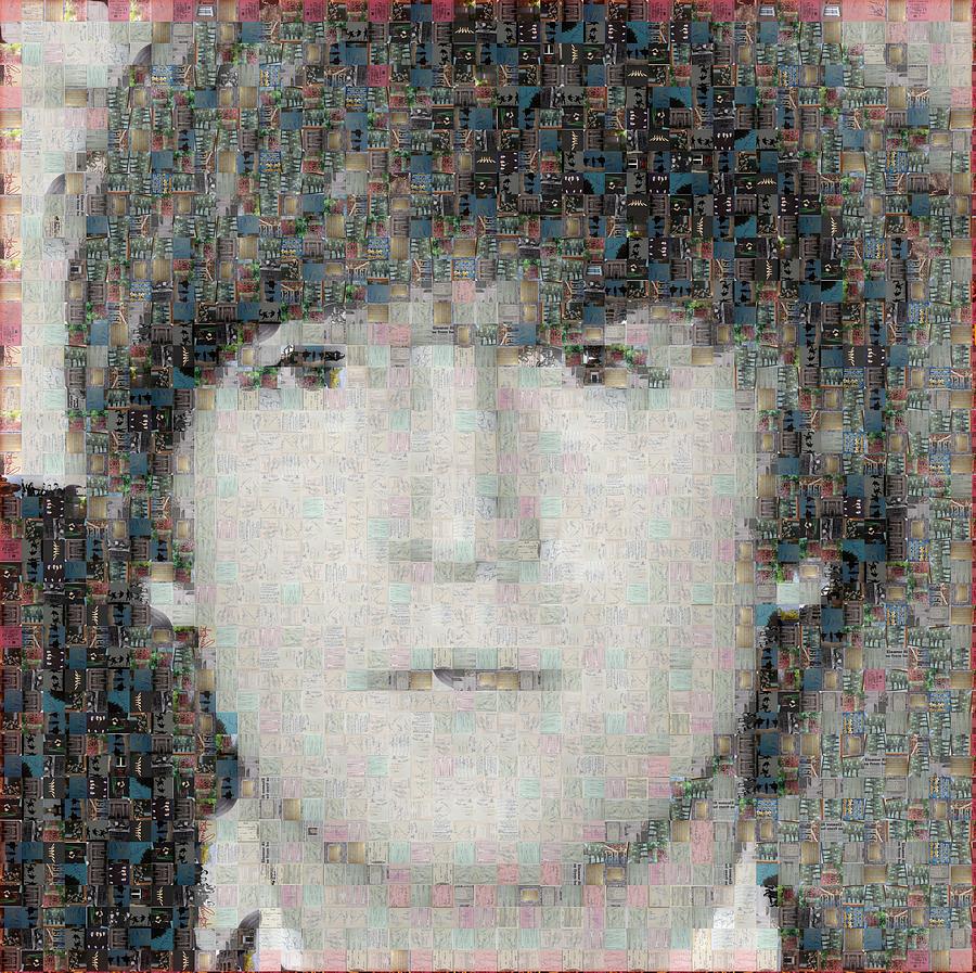 John Lennon Mosaic Image 6 Photograph by Steve Kearns