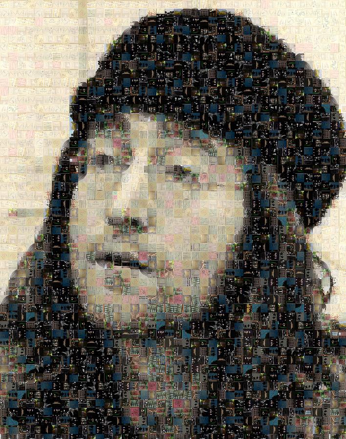John Lennon Mosaic Image 7 Photograph by Steve Kearns