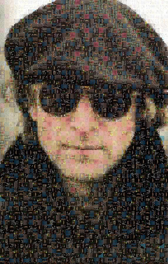 John Lennon Mosaic Image 8 Photograph by Steve Kearns