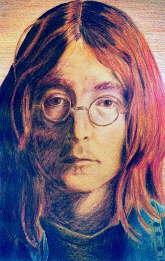 John Lennon Painting by Nieve Andrea 