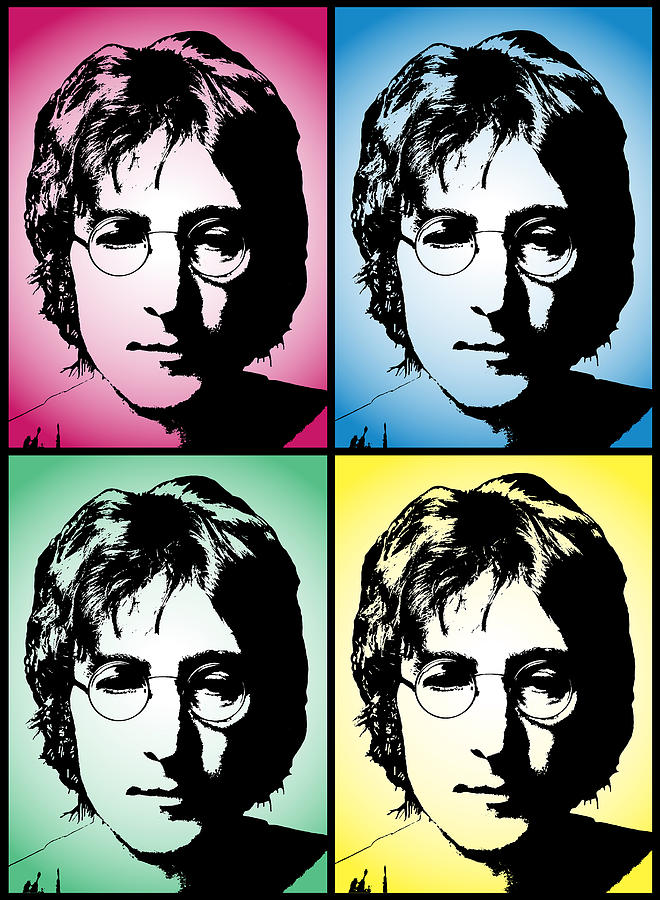 John Lennon Pop Art Panel Digital Art by Daniel Hagerman