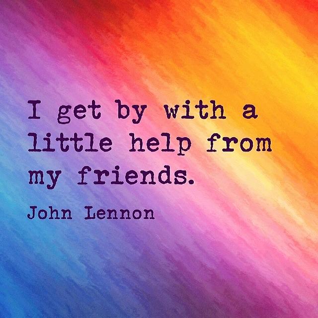 Quote Photograph - John Lennon Quote #quote #lennon by Fotochoice Photography