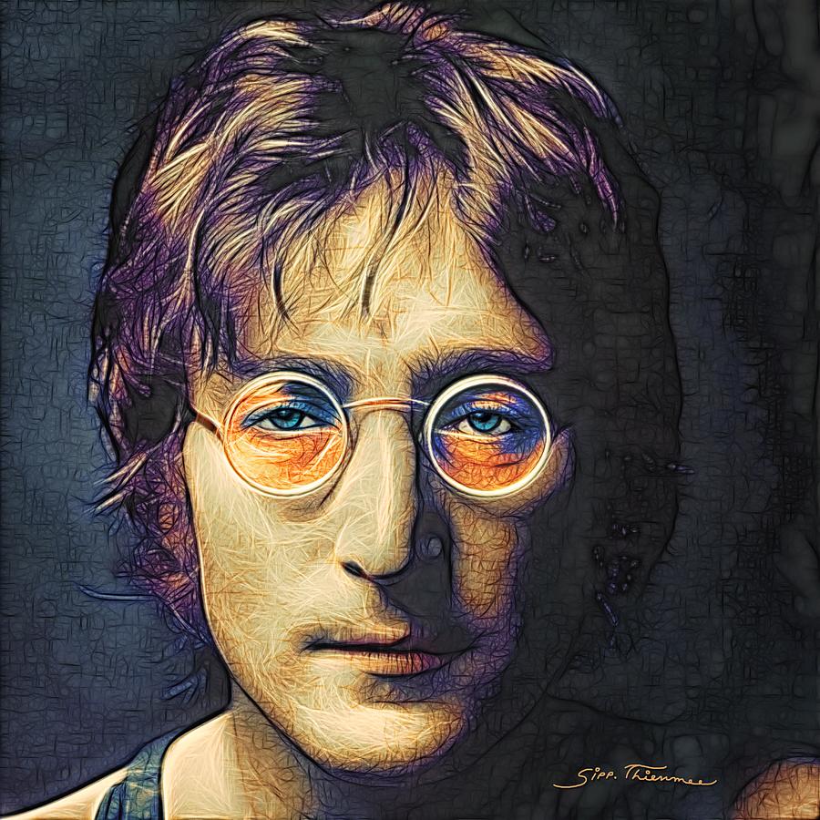 John Lennon Painting by Sippapas Thienmee - Fine Art America