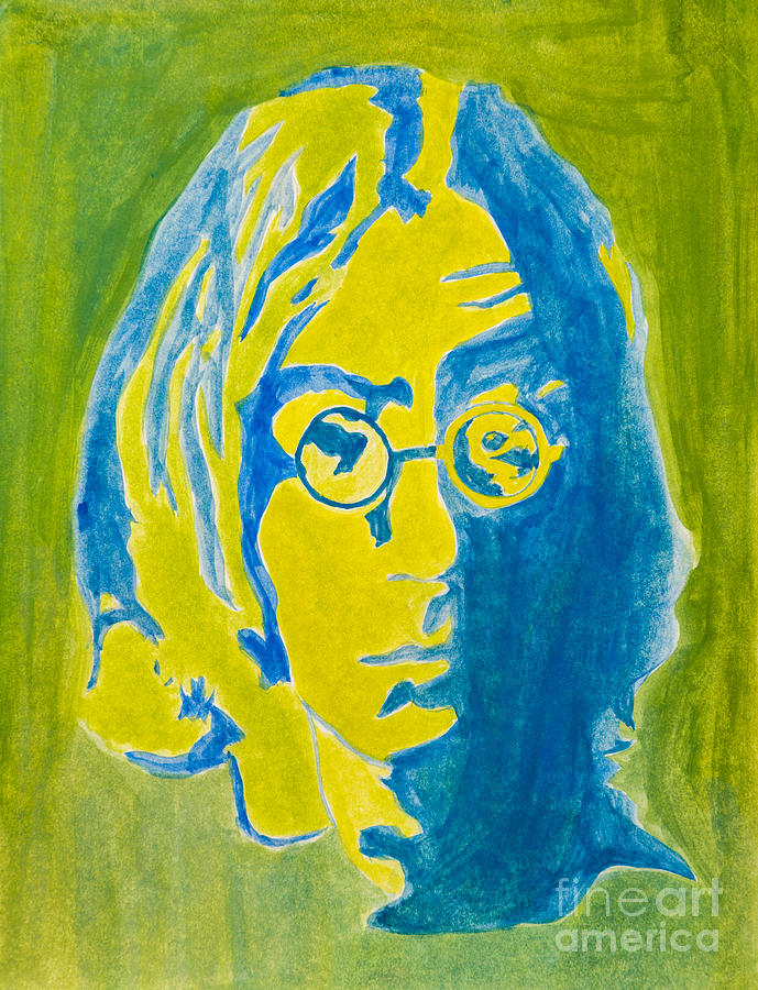 John Lennon Painting by Stefanie Forck