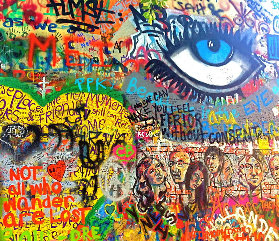 John Lennon Wall Photograph By Hannah Rose - Fine Art America