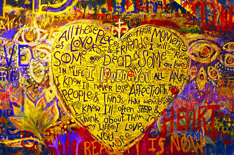 John Lennon Photograph - John Lennon Wall / Prague by Kevin D Haley
