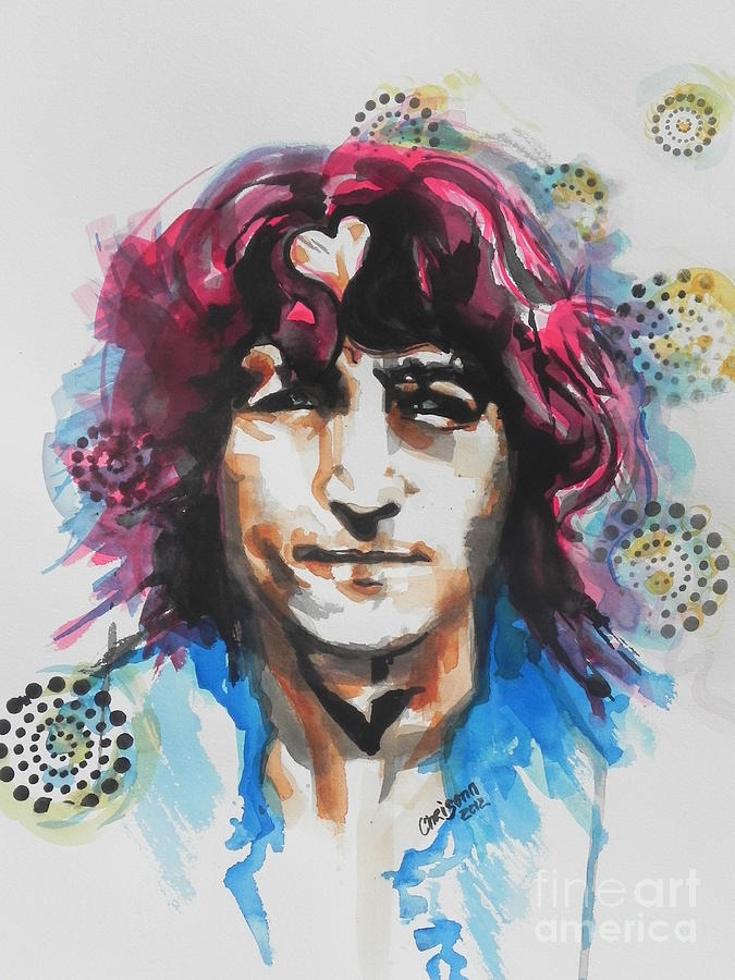 John Lennon 02 Painting by Chrisann Ellis