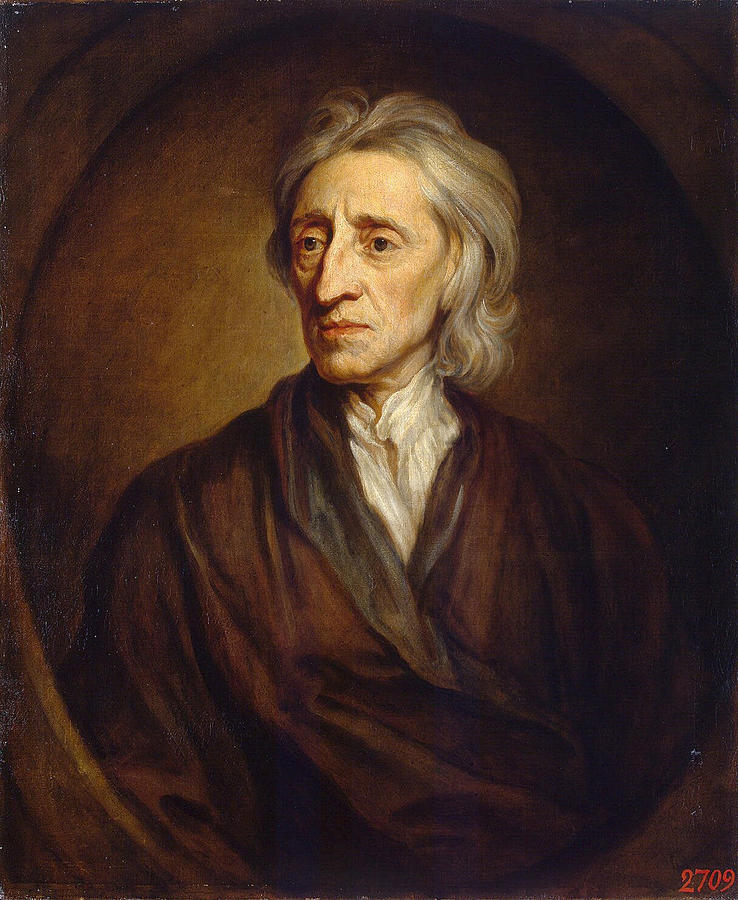 John Locke Painting by Godfrey Kneller