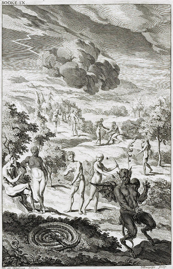 John Miltons Paradise Lost, Book Ix Photograph by Folger Shakespeare Library