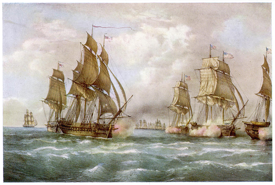 John Paul Jones, American Naval Drawing by Mary Evans Picture Library