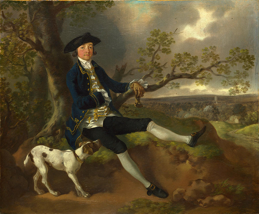 John Plampin Painting by Thomas Gainsborough