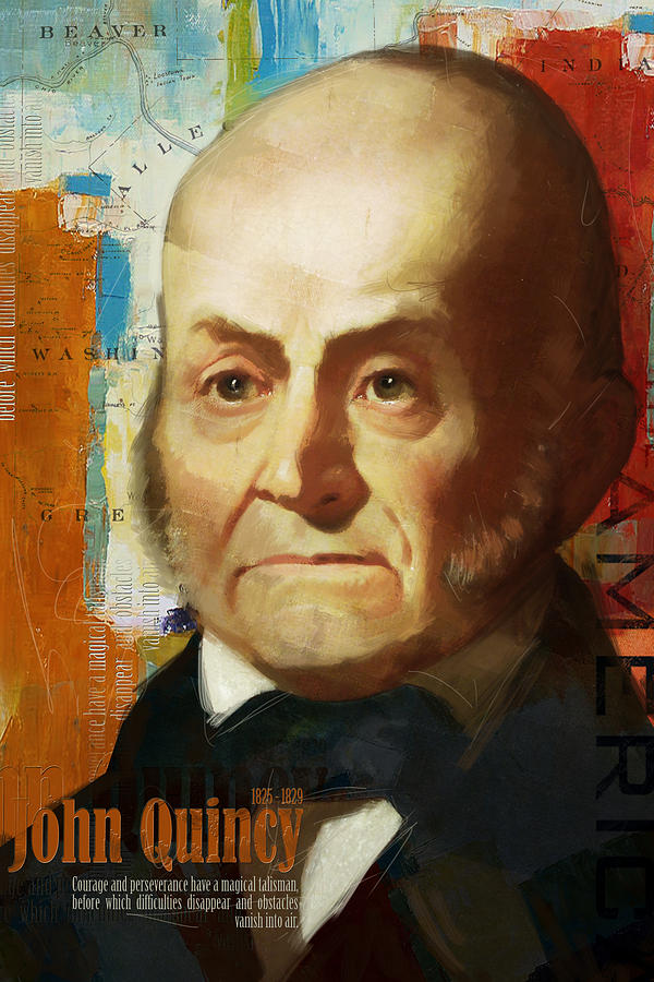John Quincy Adams Painting by Corporate Art Task Force