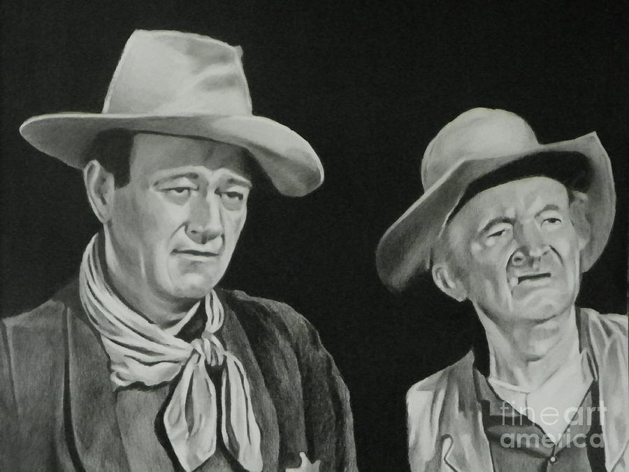 John T and Stumpy Painting by David Ackerson