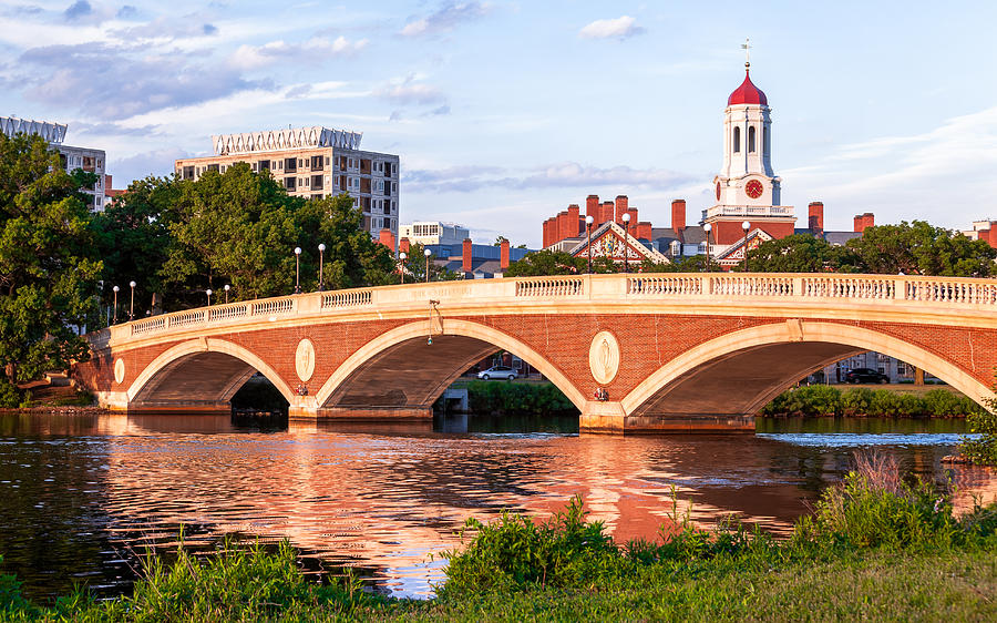 John W. Weeks Bridge, Dunster House, Havard University, Cambridge, Boston, Massachusetts, America Photograph by Joe Daniel Price