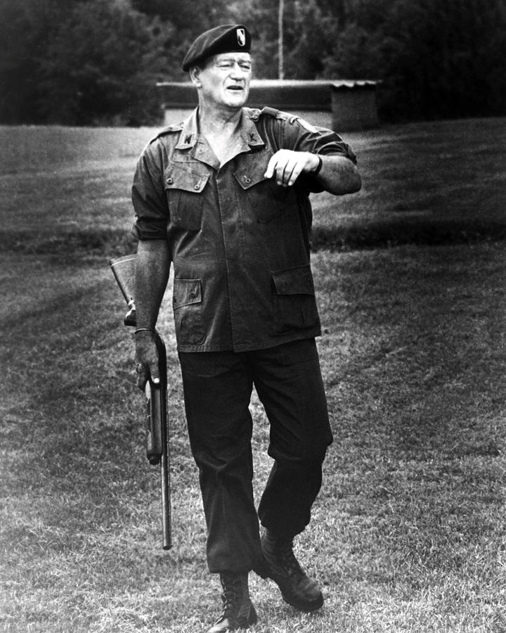 John Wayne in The Green Berets  Photograph by Silver Screen