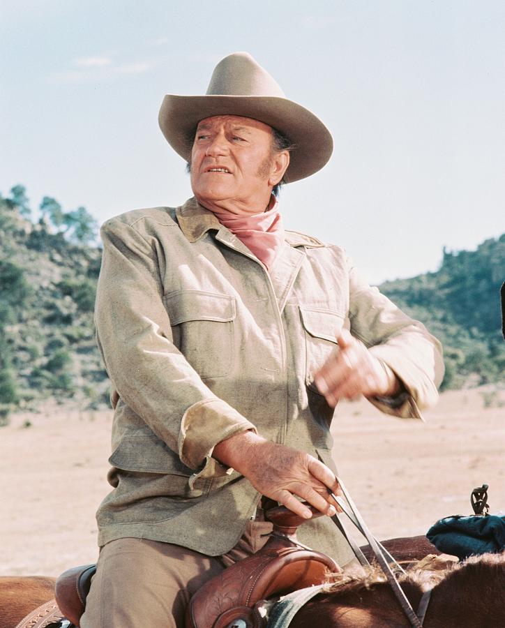 John Wayne in The Undefeated Photograph by Silver Screen - Fine Art America