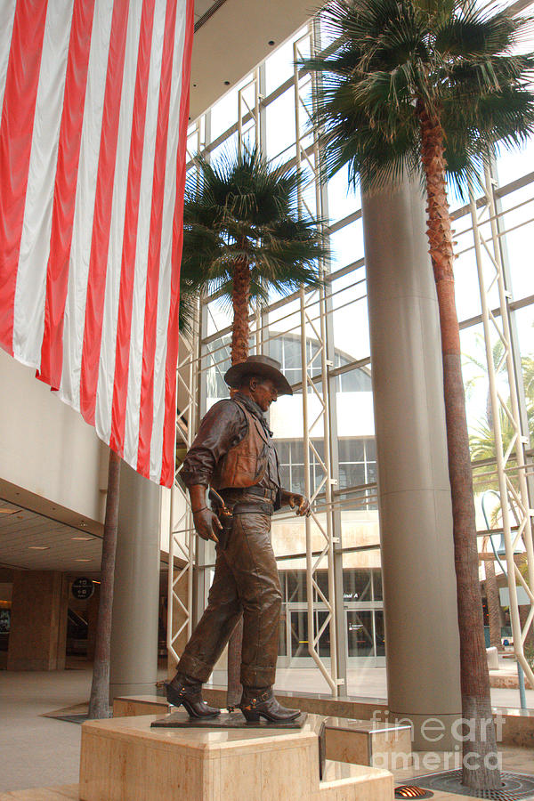 John Wayne Tribute at Santa Ana Airport Photograph by Deborah Smolinske