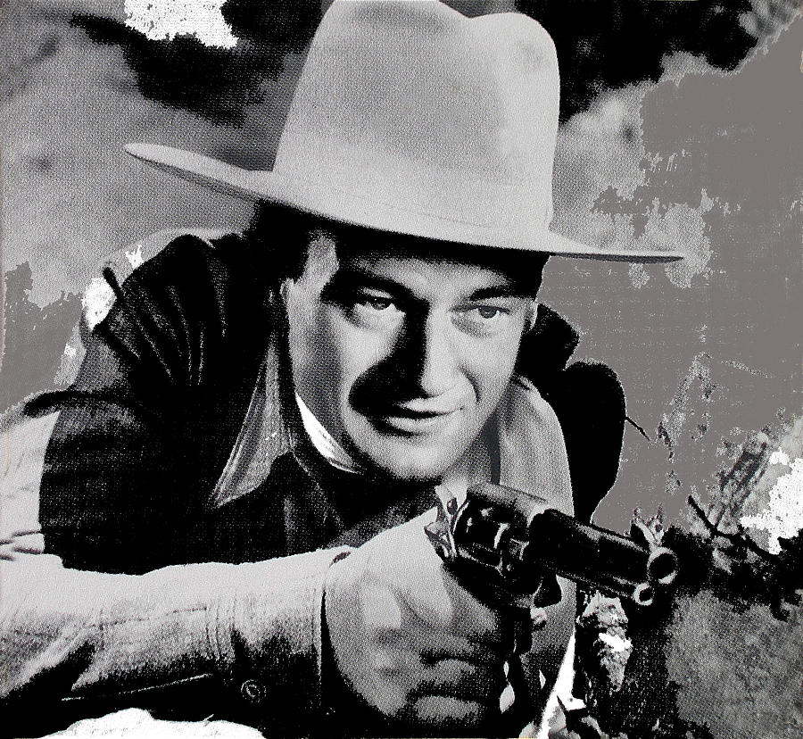 John Wayne Two-Fisted Law  1932 publicity photo Photograph by David Lee Guss
