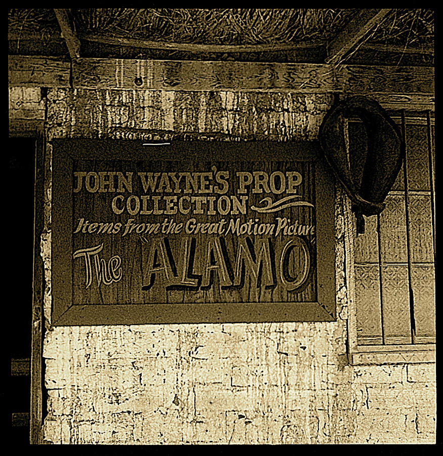 John Waynes prop collection The Alamo 1960 Old Tucson Arizona 1967-2009 Photograph by David Lee Guss