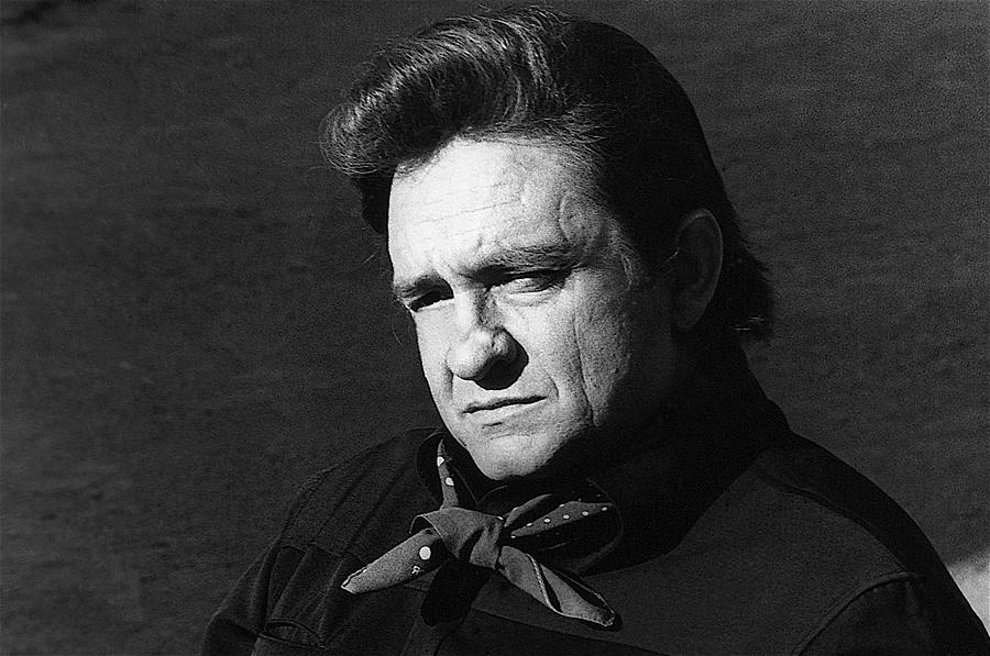 Johnny Cash close-up The Man Comes Around music homage Old Tucson AZ  Photograph by David Lee Guss
