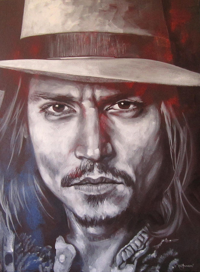 Johnny Depp Painting - Johnny Depp by Bruce McLachlan