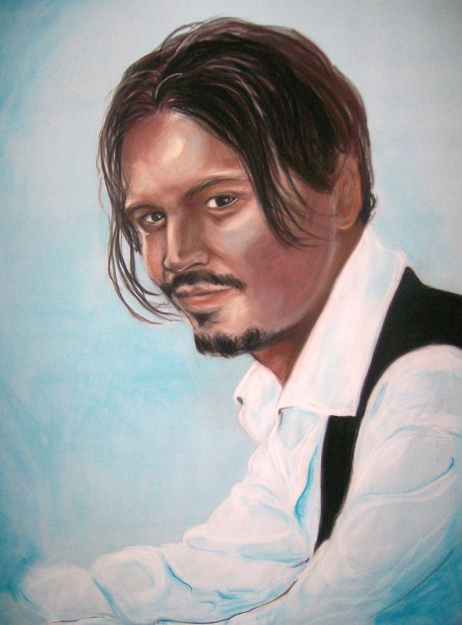 Johnny Depp Pastel - Johnny Depp by Martha Suhocke
