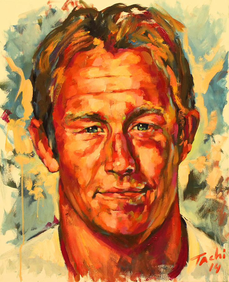 Johnny Wilkinson Painting by Tachi Pintor