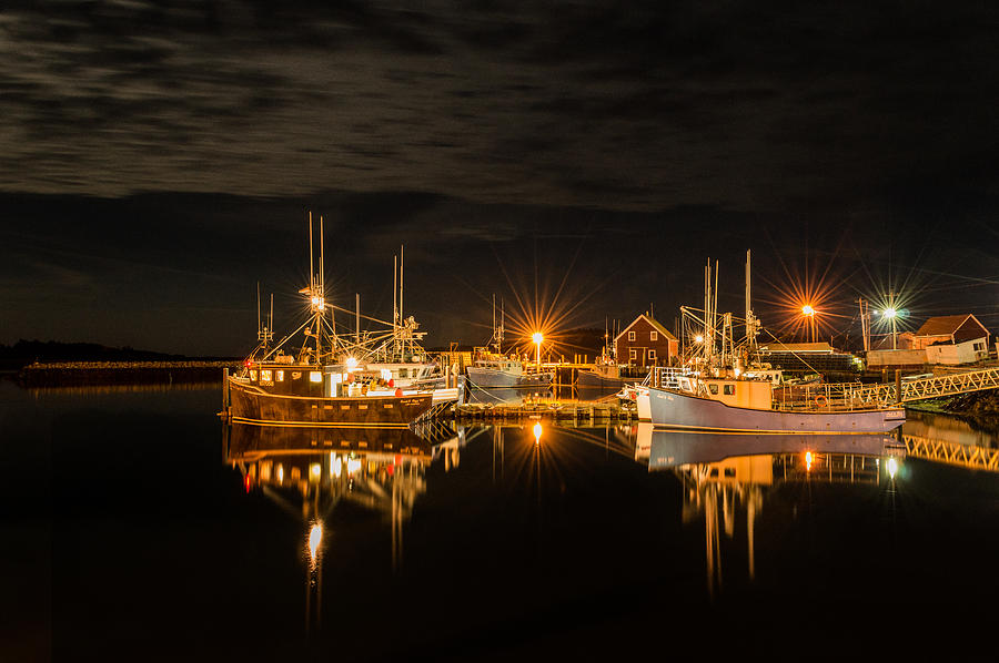 Boat Photograph - Johns Cove Reflections by Garvin Hunter
