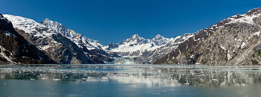 Glacier Bay National Park Photograph - Johns Hopkins Glacier In Glacier Bay by Panoramic Images