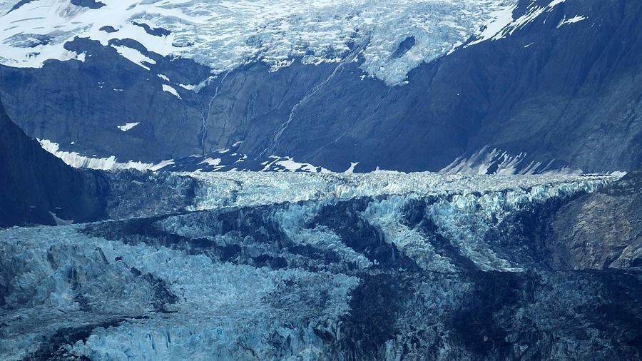 Johns Hopkins Glacier Photograph by Wayne  Wanamaker