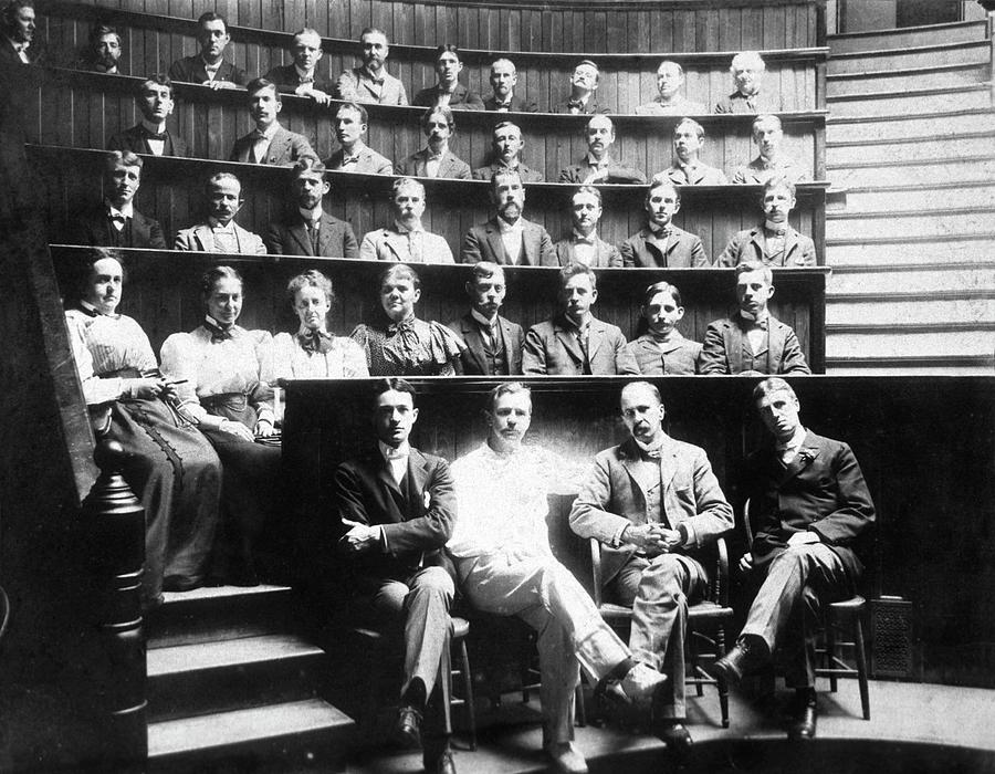 Johns Hopkins Medical School Photograph by National Library Of Medicine