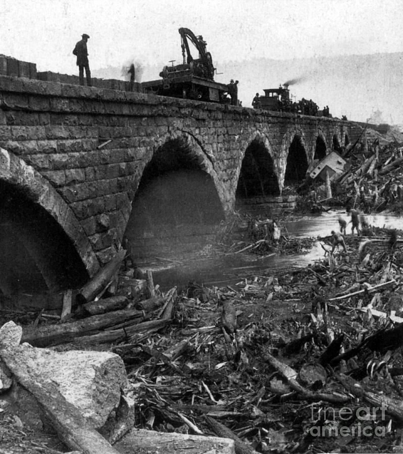 Johnstown Flood, 1889 Photograph by Science Source