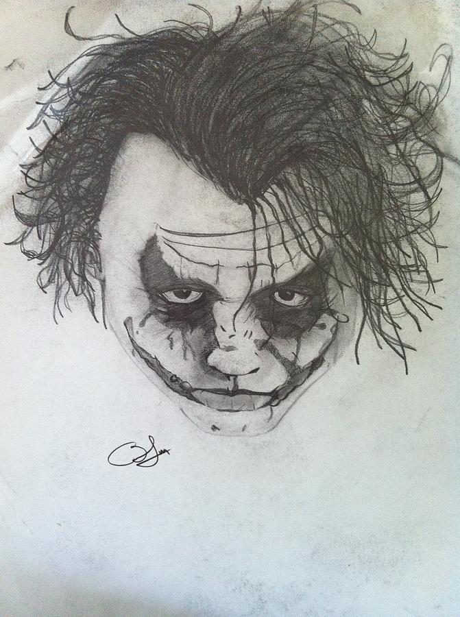 Joker Drawing by Blake Mcmillon - Fine Art America