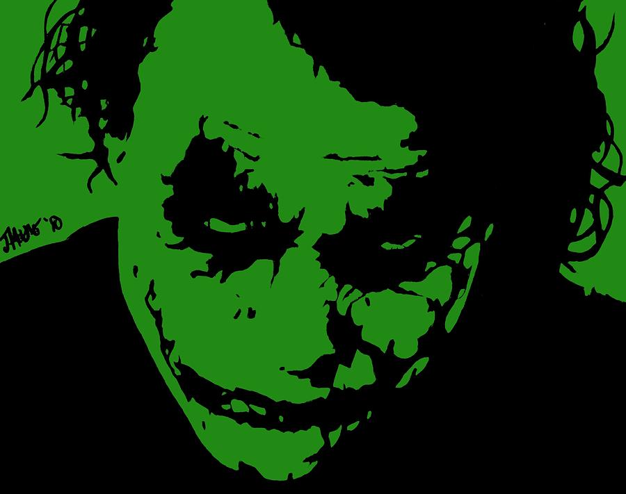 Joker Green Digital Art by Jeremy Moore - Fine Art America