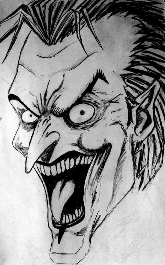 Joker Painting by Salman Ravish