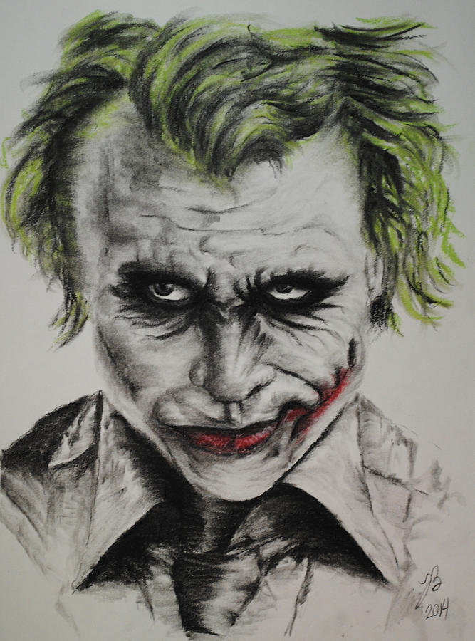 Joker Drawing by Tim Brandt - Fine Art America