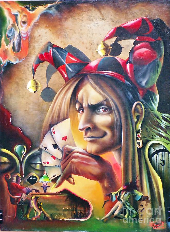 Joker Painting by Vladimir Barkov
