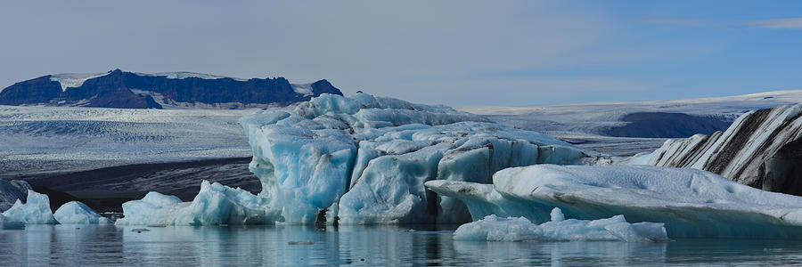 Nature Photograph - Jokulsarlon Ice Field by Elena Bouvier