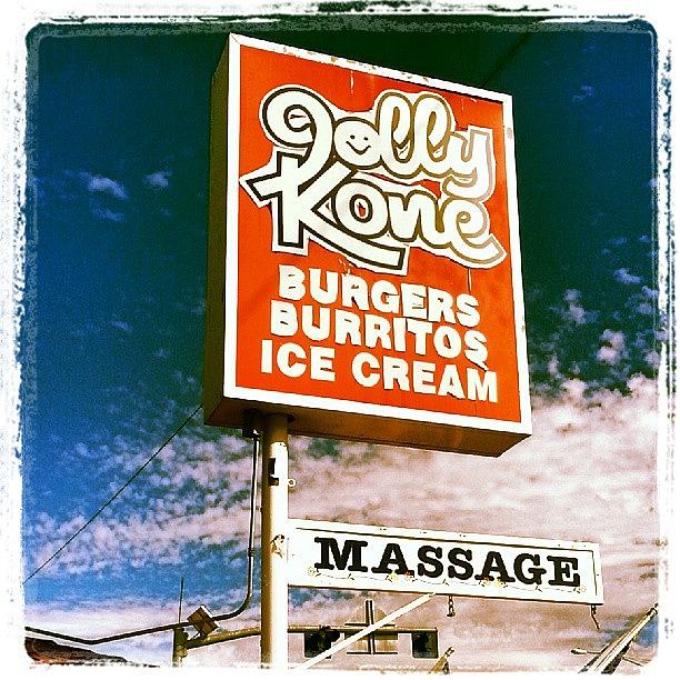 Bridgeport Photograph - Jolly Kone...massage? #fastfood by HK Moore