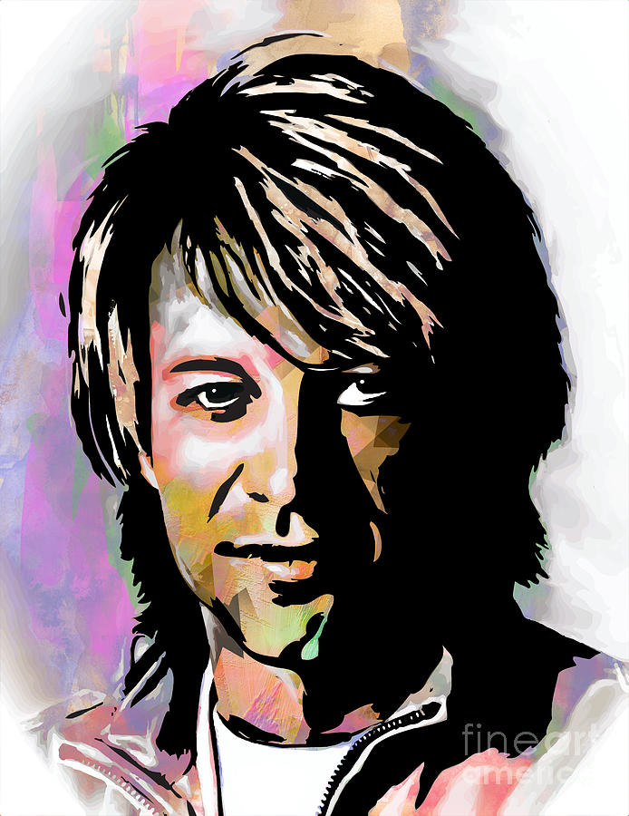 Jon Bon Jovi  Digital Art by Andrzej Szczerski