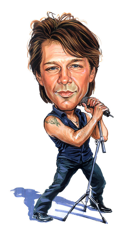 Jon Bon Jovi Painting by Art  