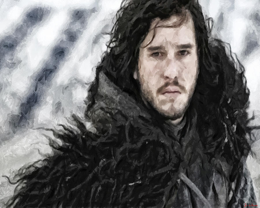 Jon Snow  Painting by Joe Misrasi