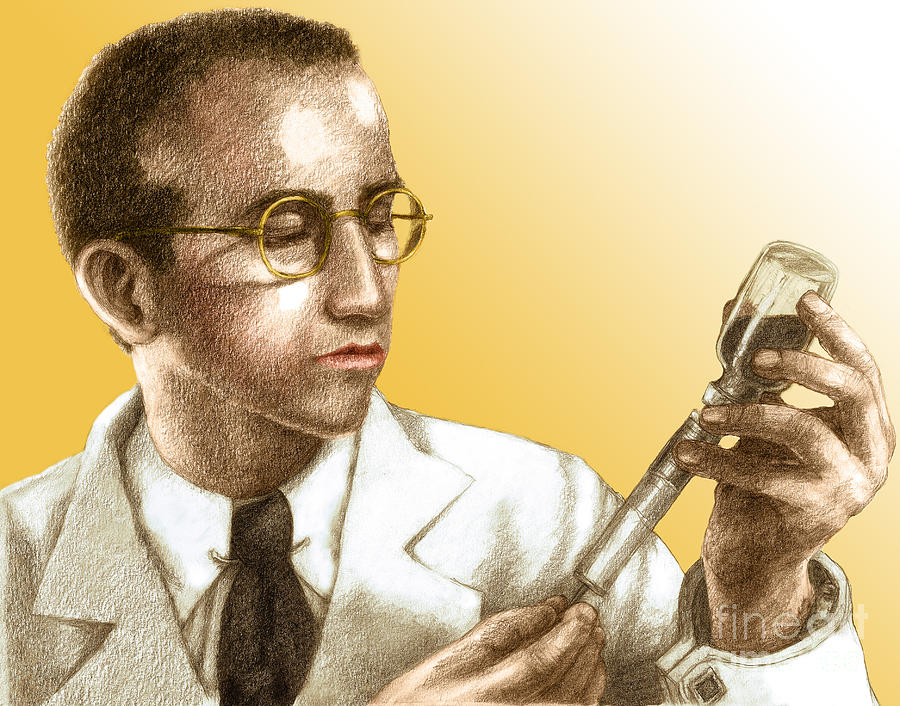 Jonas Salk, Microbiologist Photograph by Spencer Sutton